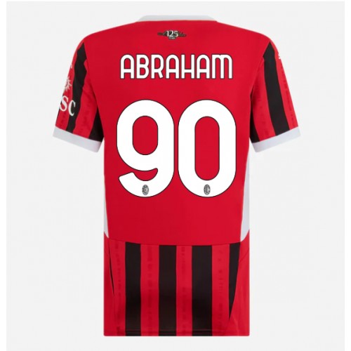 Dres AC Milan Tammy Abraham #90 Domaci za Žensko 2024-25 Kratak Rukav